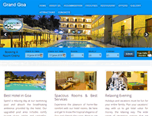 Tablet Screenshot of grandgoa.com